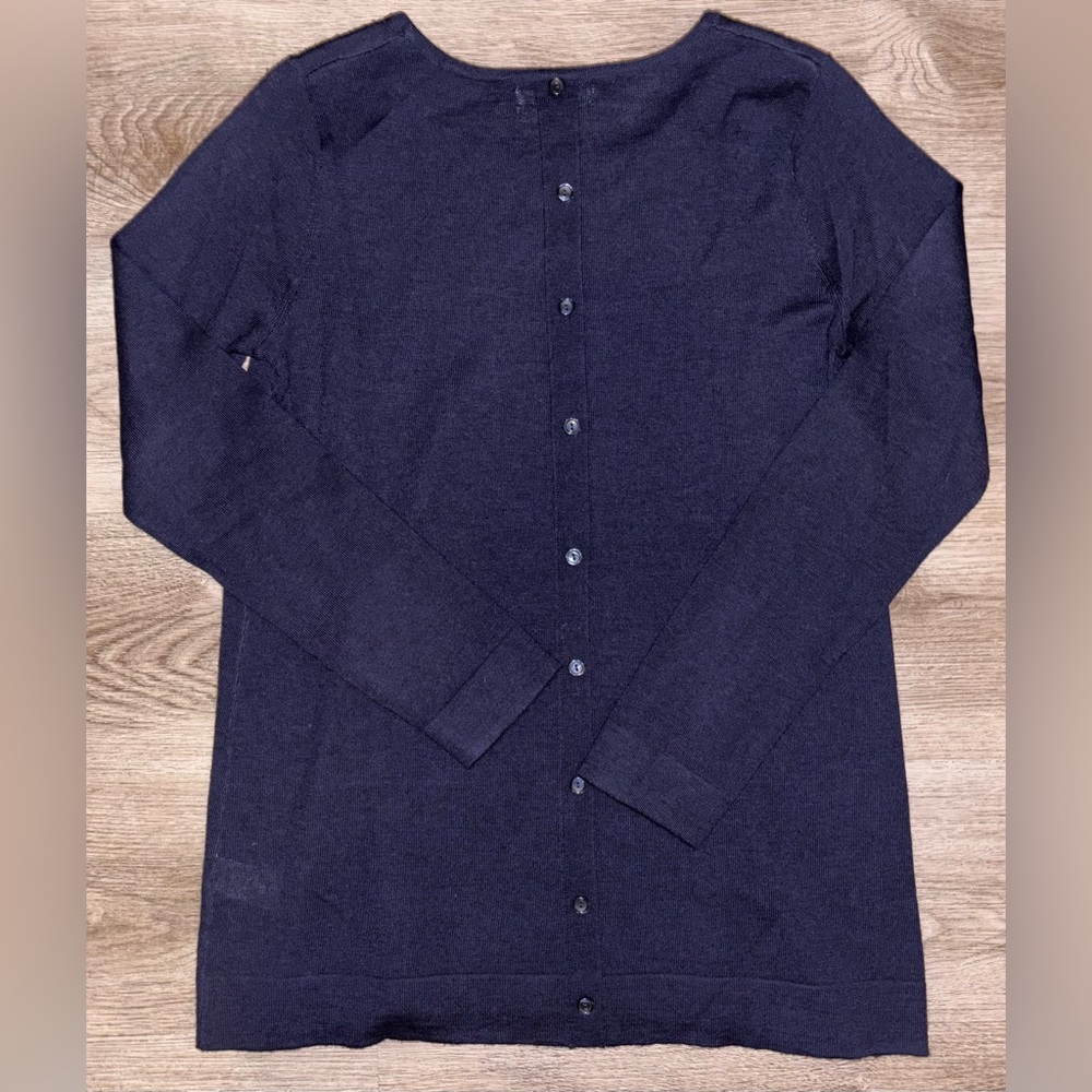 Kenar Black Merino Wool Top - Picture 5 of 5